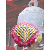 Asian Wedding Favor -  Floral Set w/Candy