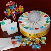 1 Tier Birthday Favor Cake Kit