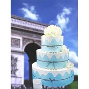 Love in Paris Favor Cake-Unassembled