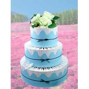 Summer Garden Favor Cake-Unassembled