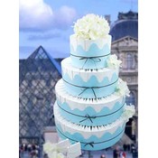 Love in Paris Favor Cake-Unassembled