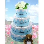 Summer Garden Favor Cake-Unassembled