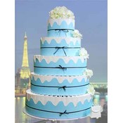 Love in Paris Favor Cake-Unassembled