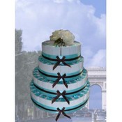 Love in Paris Favor Cake
