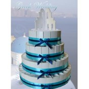 Greek Wedding Favor Cake