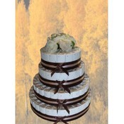 Autumn Elegance Favor Cake-Unassembled