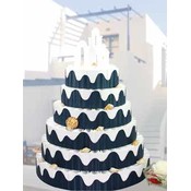 Greek Wedding Favor Cake-Unassembled