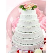 Classic Elegance  Favor Cake-Unassembled