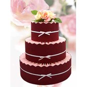 Pink Wedding Favor Cake