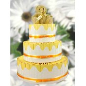 Delightful Daisy Favor Cake-Unassembled