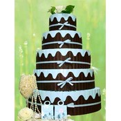 Spring Wedding Favor Cake-Unassembled