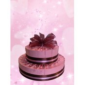 Love Bubble Favor Cake-Unassembled