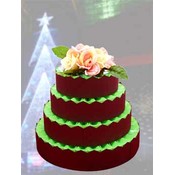 Holiday Celebration Favor Cake-Unassembled