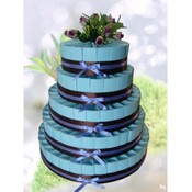 Spring Wedding Favor Cake-Unassembled