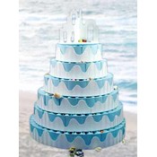 Beach Wedding Favor Cake