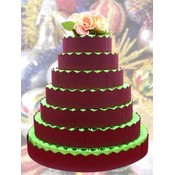Holiday Celebration Favor Cake-Unassembled
