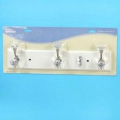Rail 16 Acrylic Facets 3-Hook
