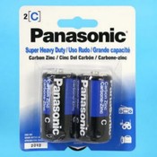 Batteries 2 Pack C Sprhvy Panason Batteries