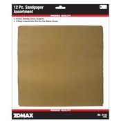 12 Pc Sandpaper Assortment