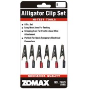 6 Pc Alligator Clip Set