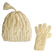 Knit Hat and Glove Set