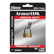 Padlock with 3 keys - 20mm